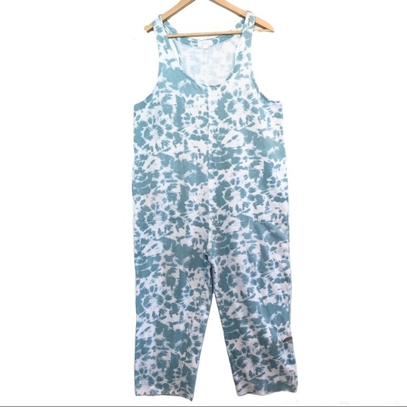 🌈 6/$60, Colsie, Tie Dye Onesie, Blue/White, Medium - Picture 1 of 7
